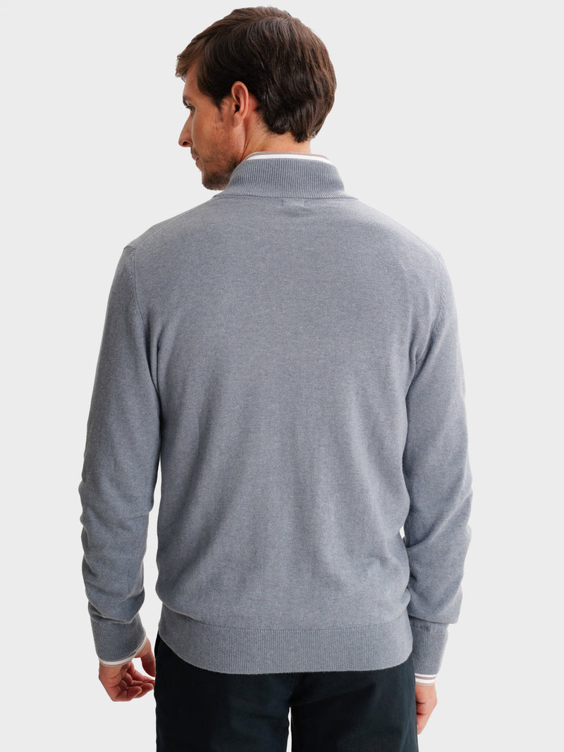 Pullovers Fino Meio Zipper Mr. Blue