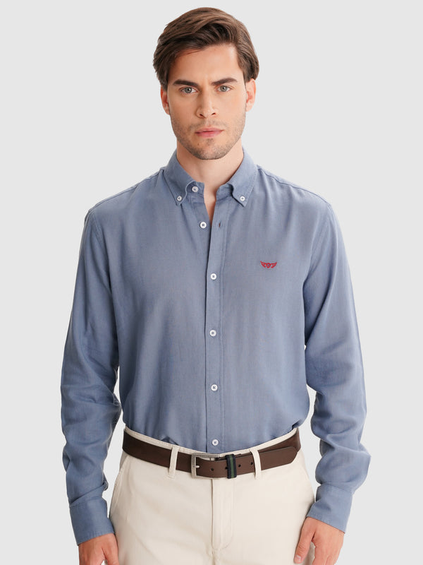 Camisas Linho Mr. Blue