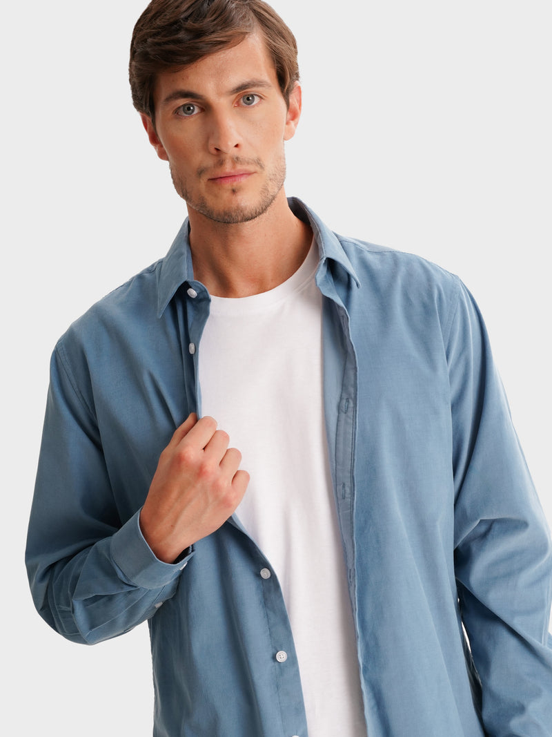 Camisas Tailored Mr. Blue