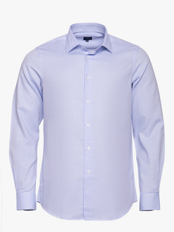 Slim Fit Blue Long Sleeve Shirt