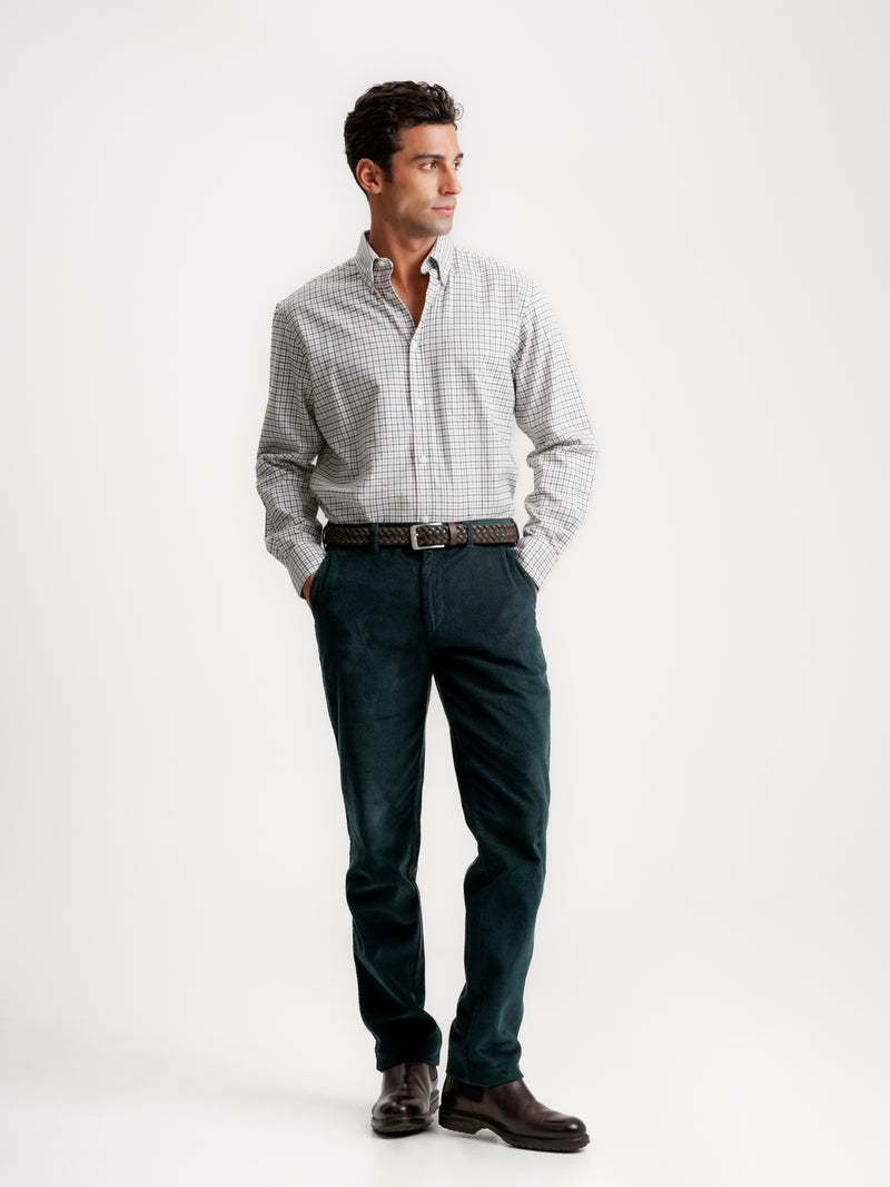 Camisa Regular Fit Sarga Verde