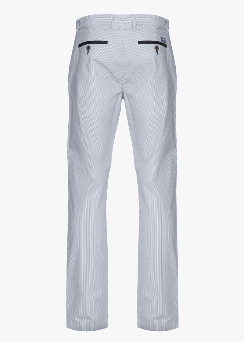 Chino Canvas Thin Stripes Tailored Fit Trousers