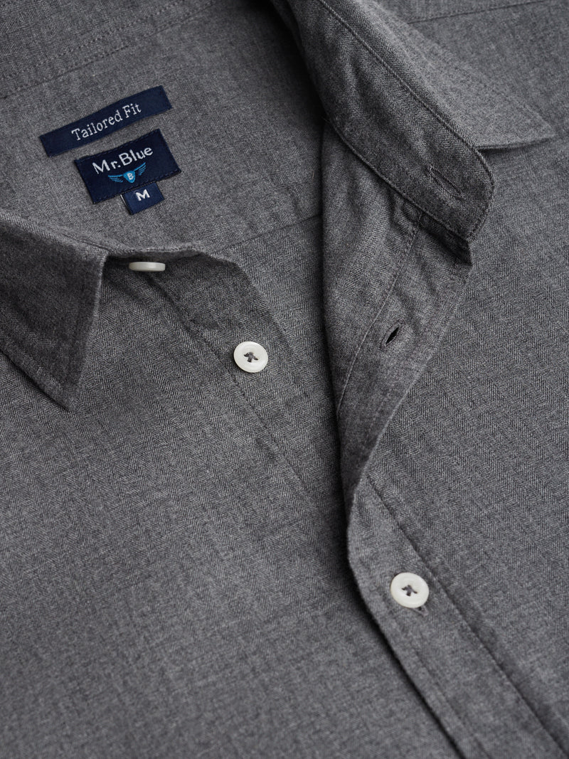 Grey Tailored fit Vaiela Shirt