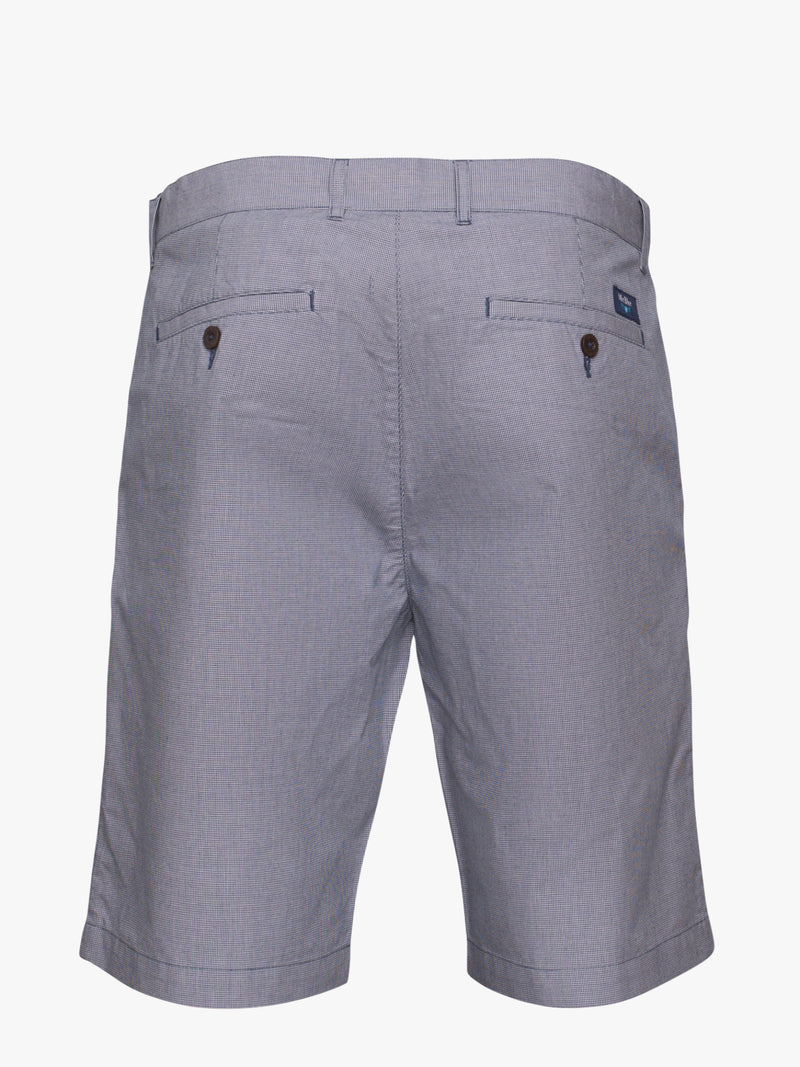 Pantalones cortos Pied Poule azul oscuro