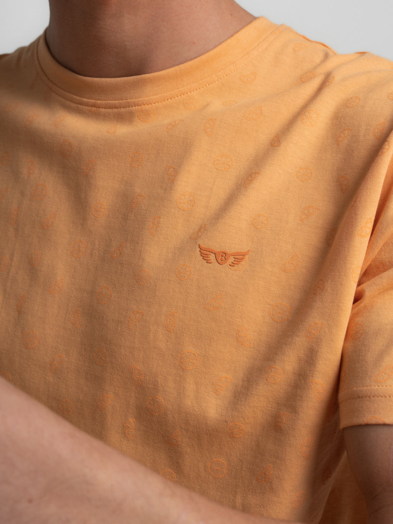 Orange 100% Cotton T-Shirt