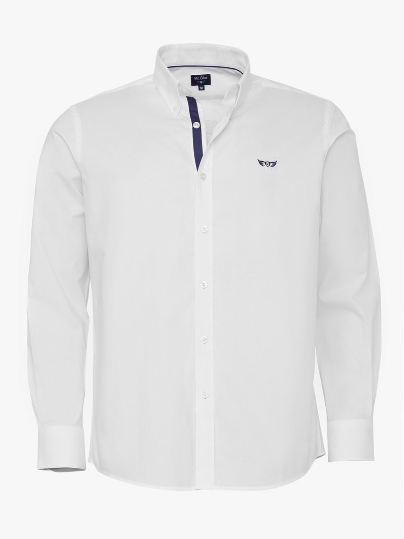 Regular Fit Oxford White Shirt