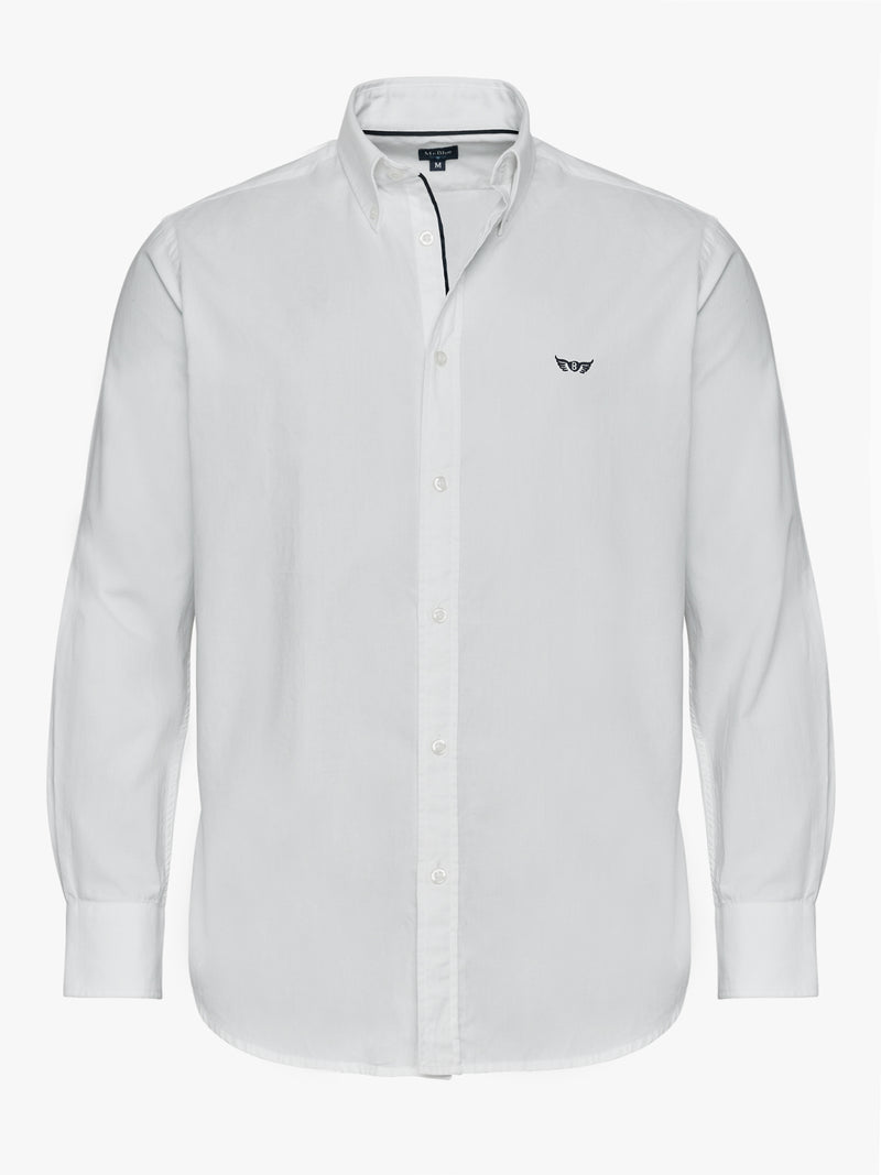 Camisa blanca Oxford Regular Fit
