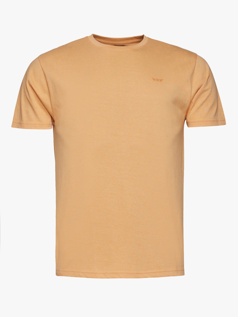 Camiseta naranja 100% algodón