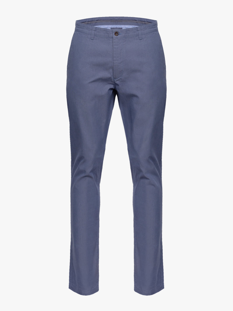Pantalones slim fit azul chinos