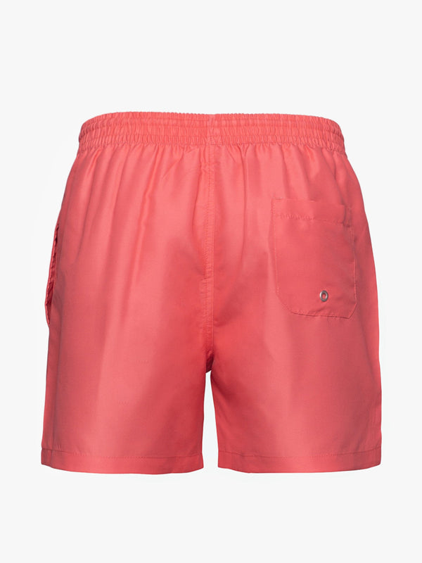 Pantalones cortos de baño italianos de color naranja