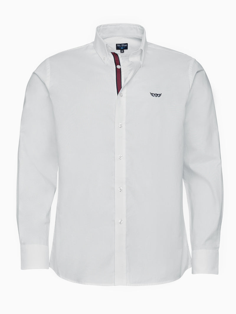 Regular Fit Oxford White Shirt