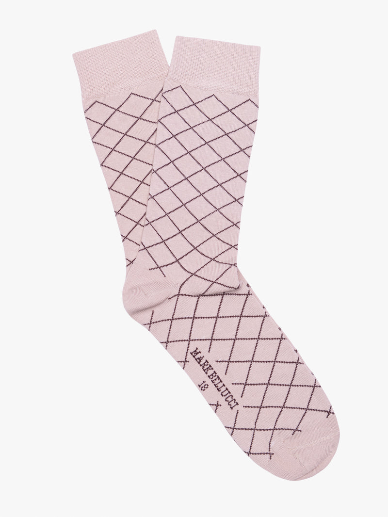 Cross-stitched Short Socks