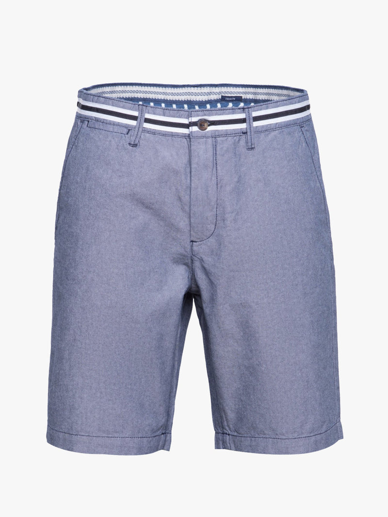 Blue cotton Bermuda shorts