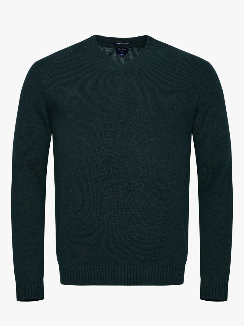 Green Thick Wool Pullover