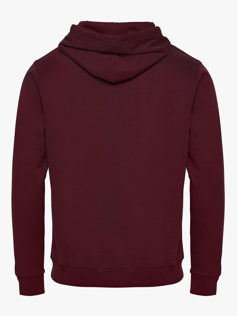 Sudadera Bordeaux Con Logo