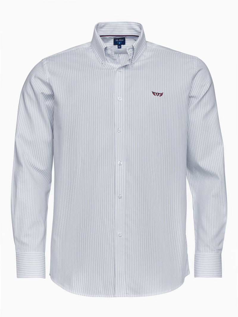 White Regular Fit Oxford Shirt