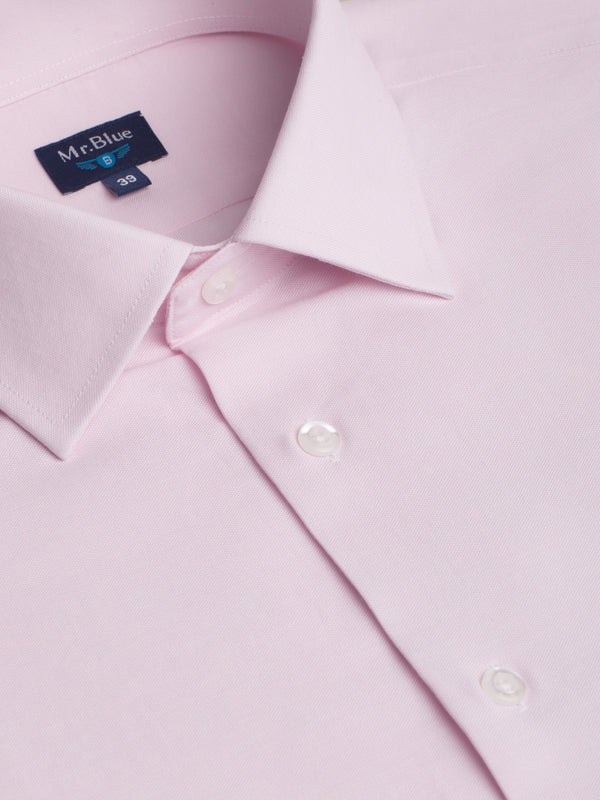 Camisa clásica Oxford rosa de algodón