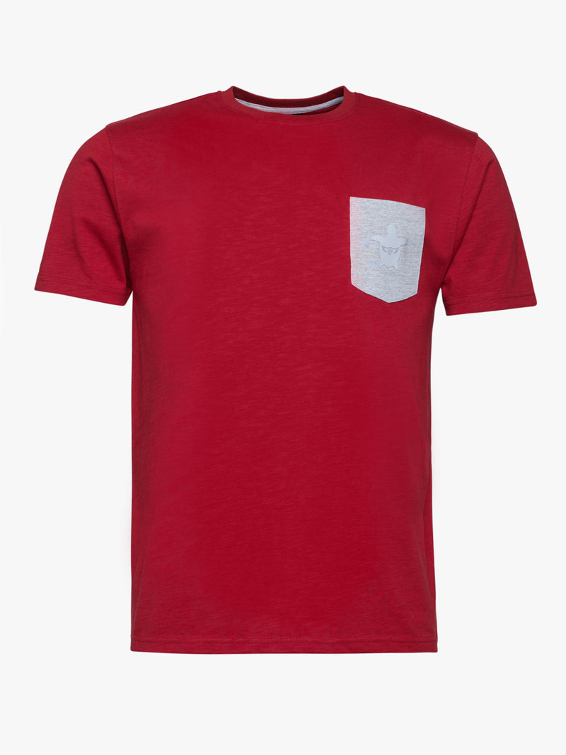 T-Shirt 100% Algodão Vermelha