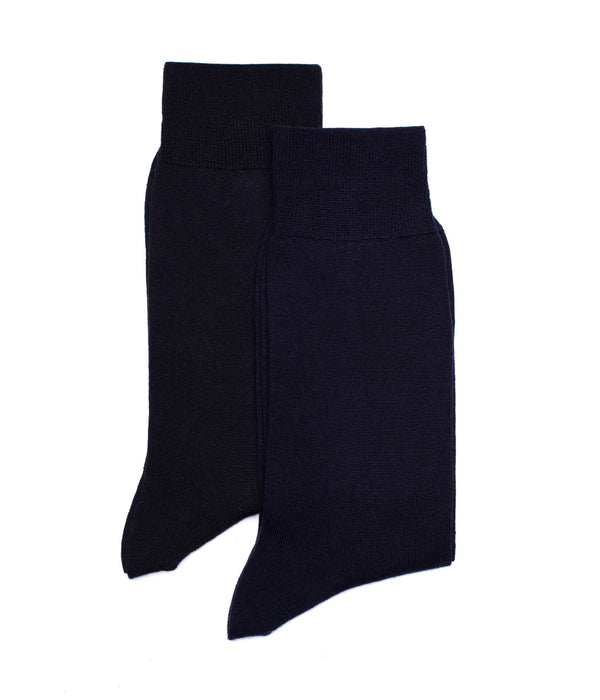 Calcetines cortos de lana lisos