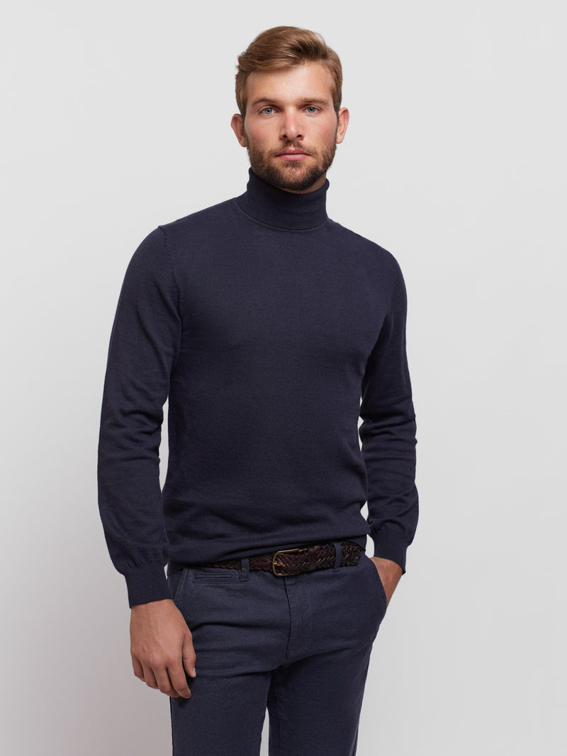 Pullover Regular Fit Blue Long Sleeve