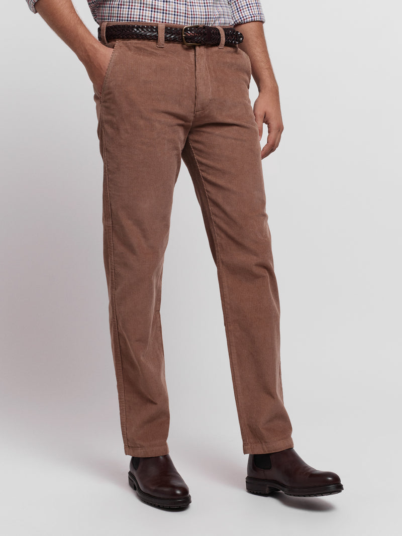 Brown Regular Fit Trousers