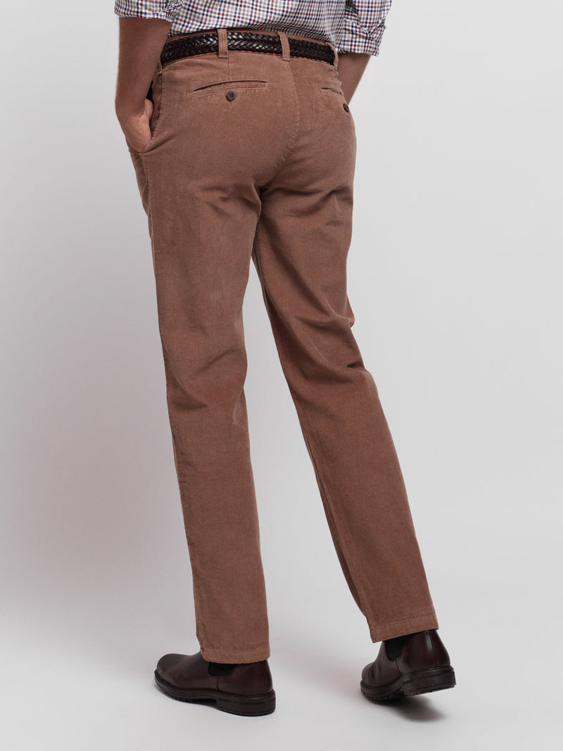 Brown Regular Fit Trousers