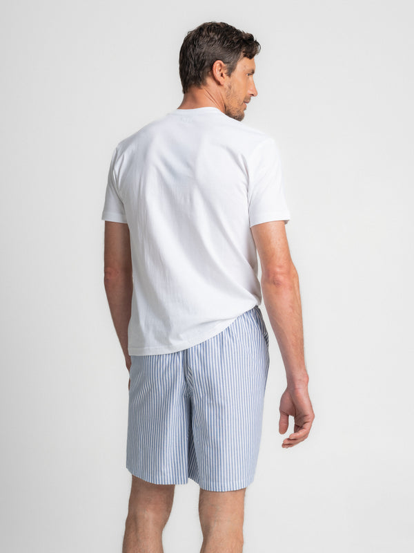 Pijama de algodón blanco