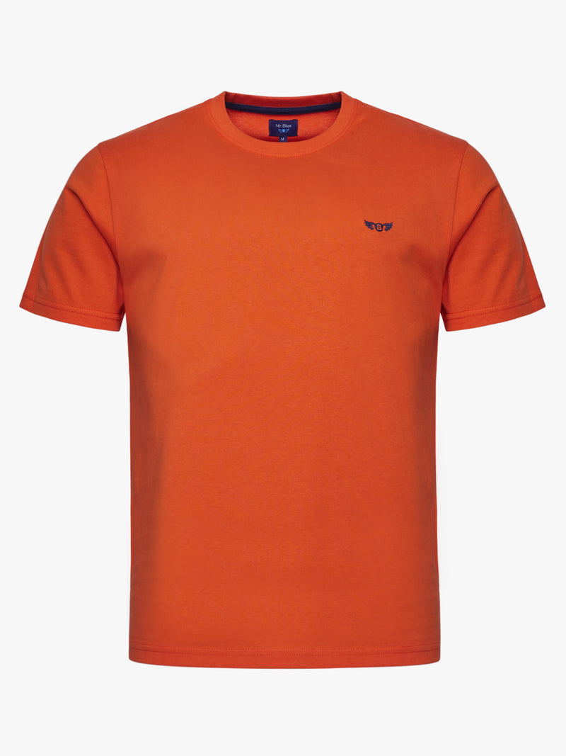Camiseta 100% de algodón naranja
