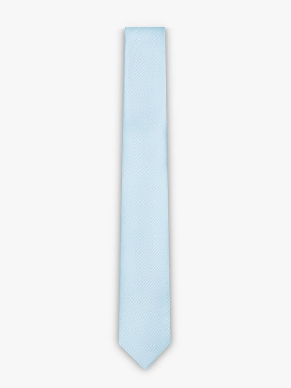 Slim plain tie