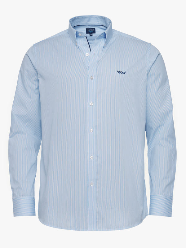 Camisa azul de Poapeline Regular Fit