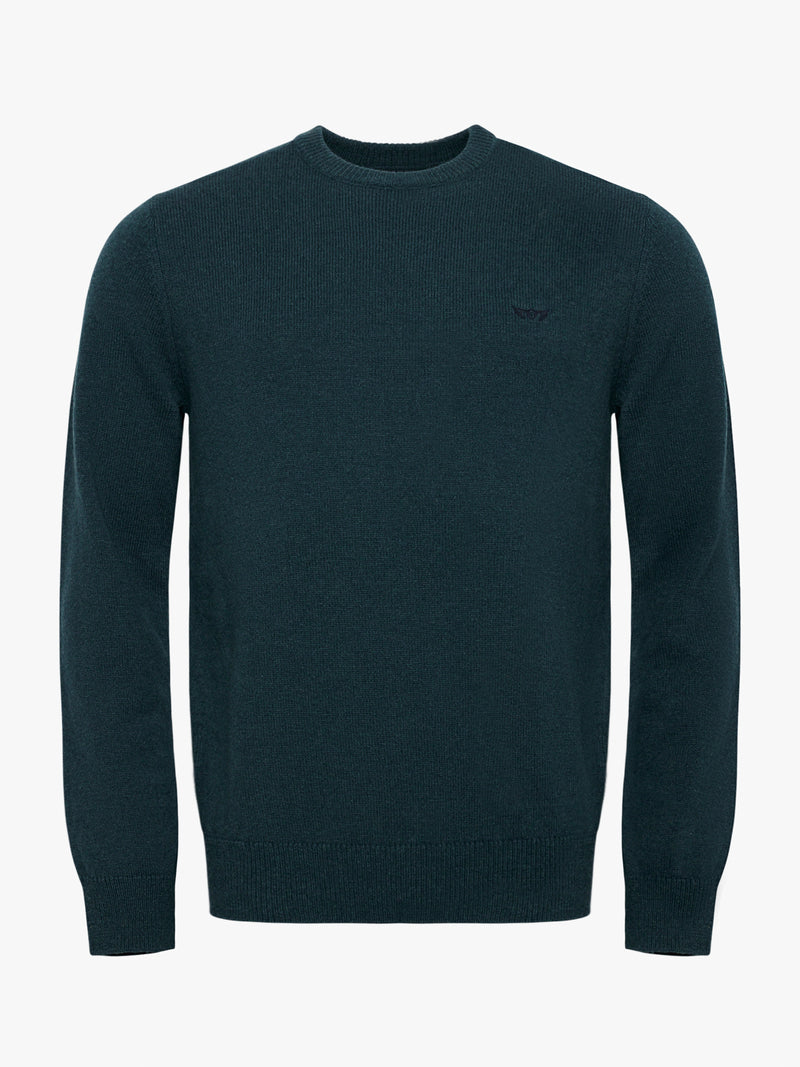 Green Thick Wool Pullover