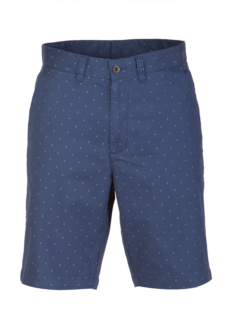 Pantalones cortos Oxford lisos azul medio
