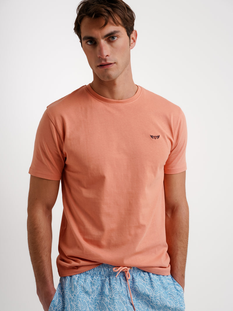 Camiseta de algodón 100% rosa