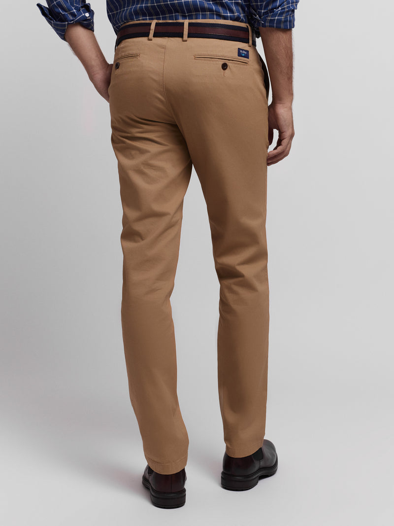Brown Slim Fit Trousers