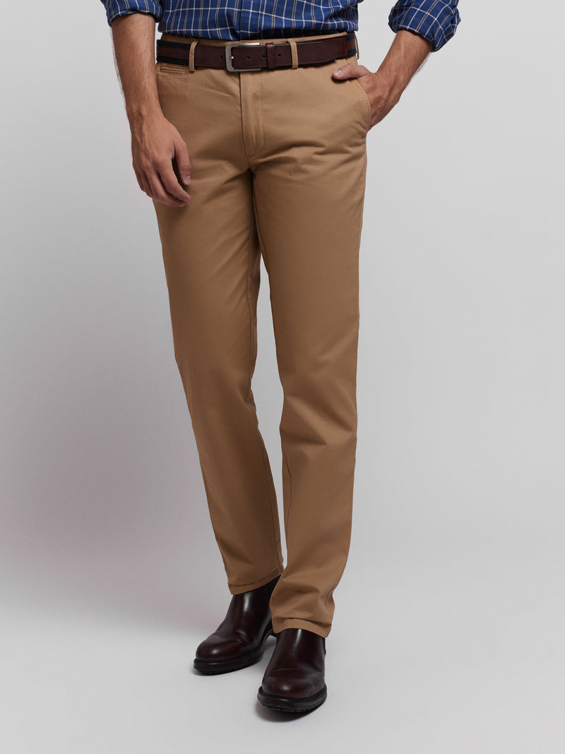 Brown Slim Fit Trousers