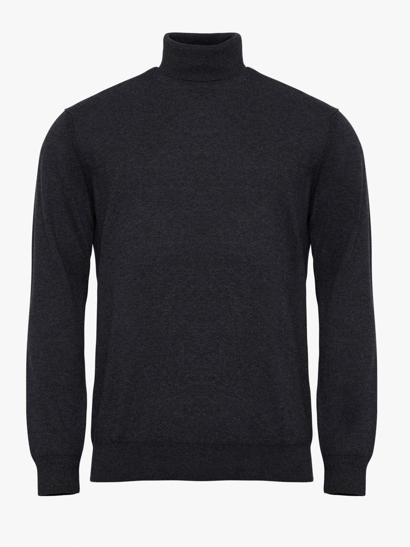 Black Slim Cashmere Pullover