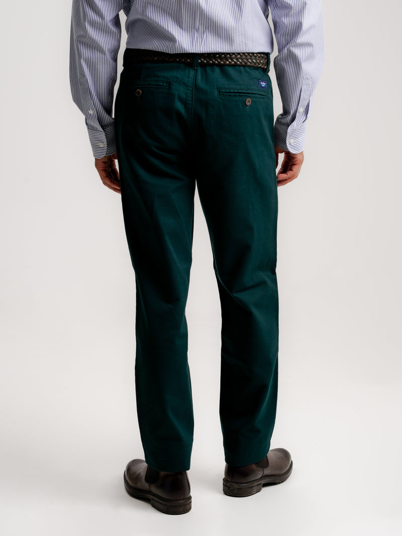 Pantalones Chinos Regular Fit Verdes