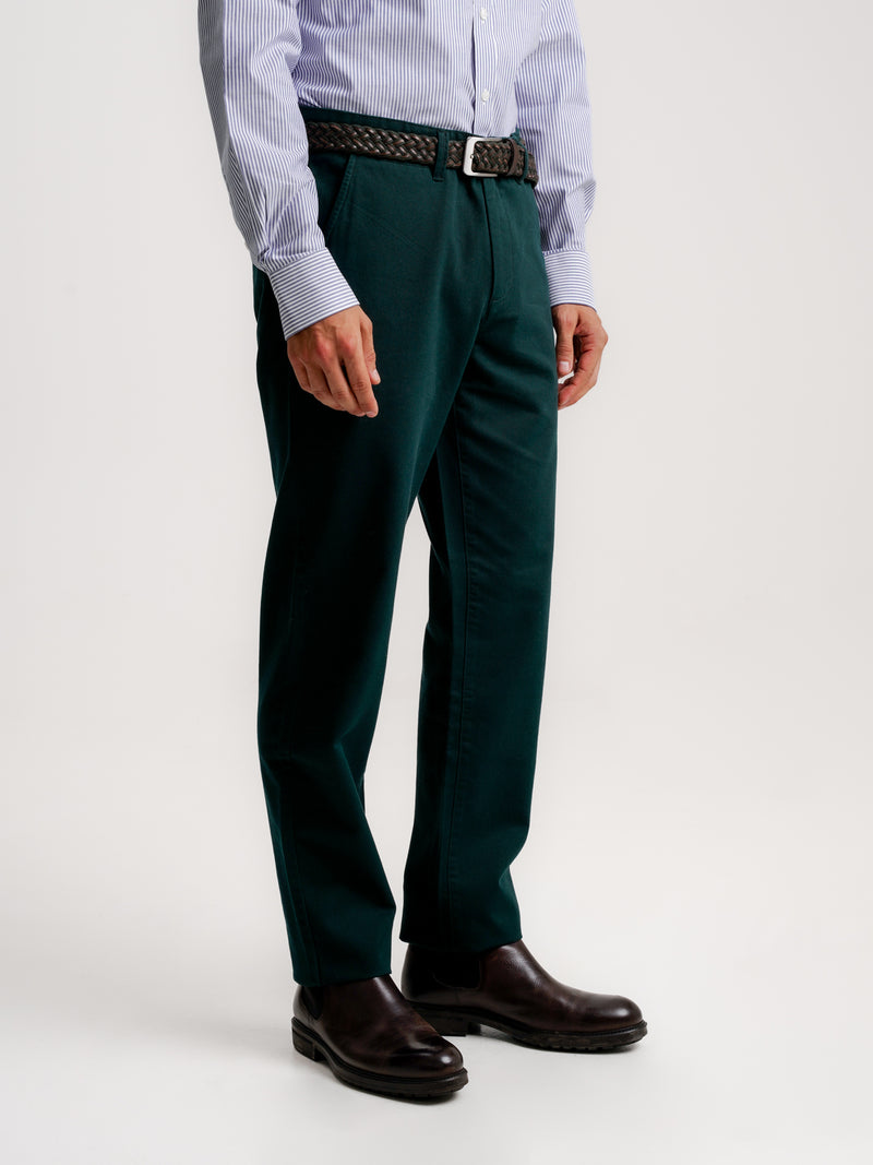 Pantalones Chinos Regular Fit Verdes