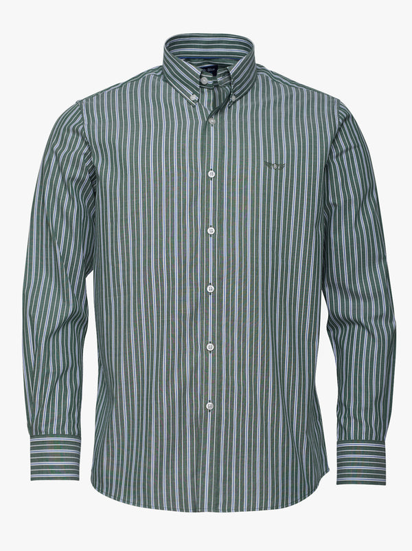 Camisa Oxford Verde Regular Fit