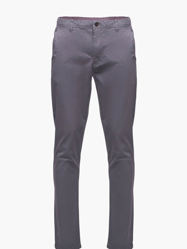Pantalones chinos estampados gris