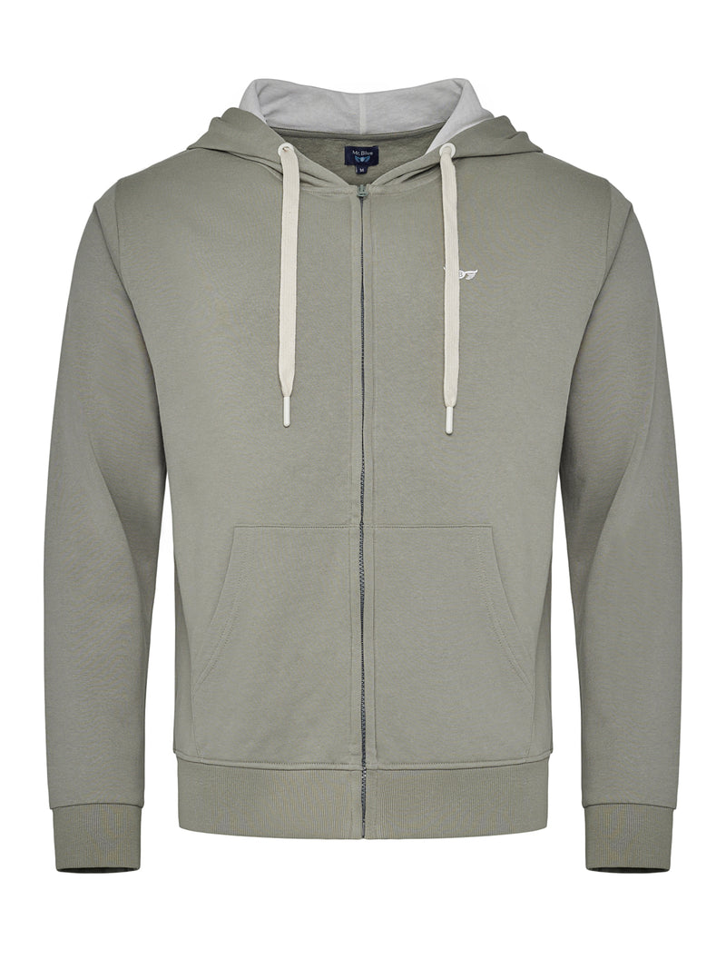 Green Hoodie With Logo