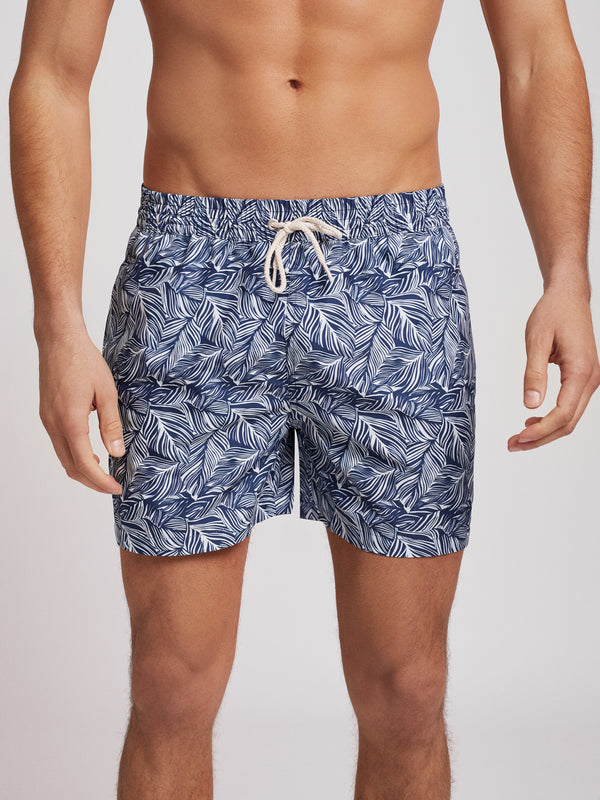 Italian Blue Printed Swimwear