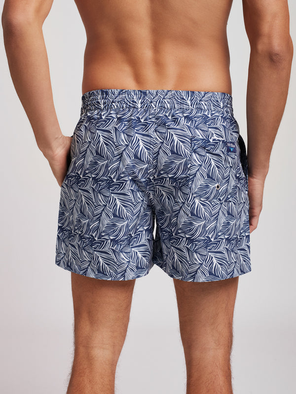 Italian Blue Printed Swimwear