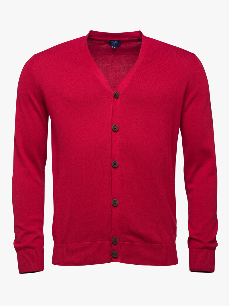 Red Cardigan with buttons