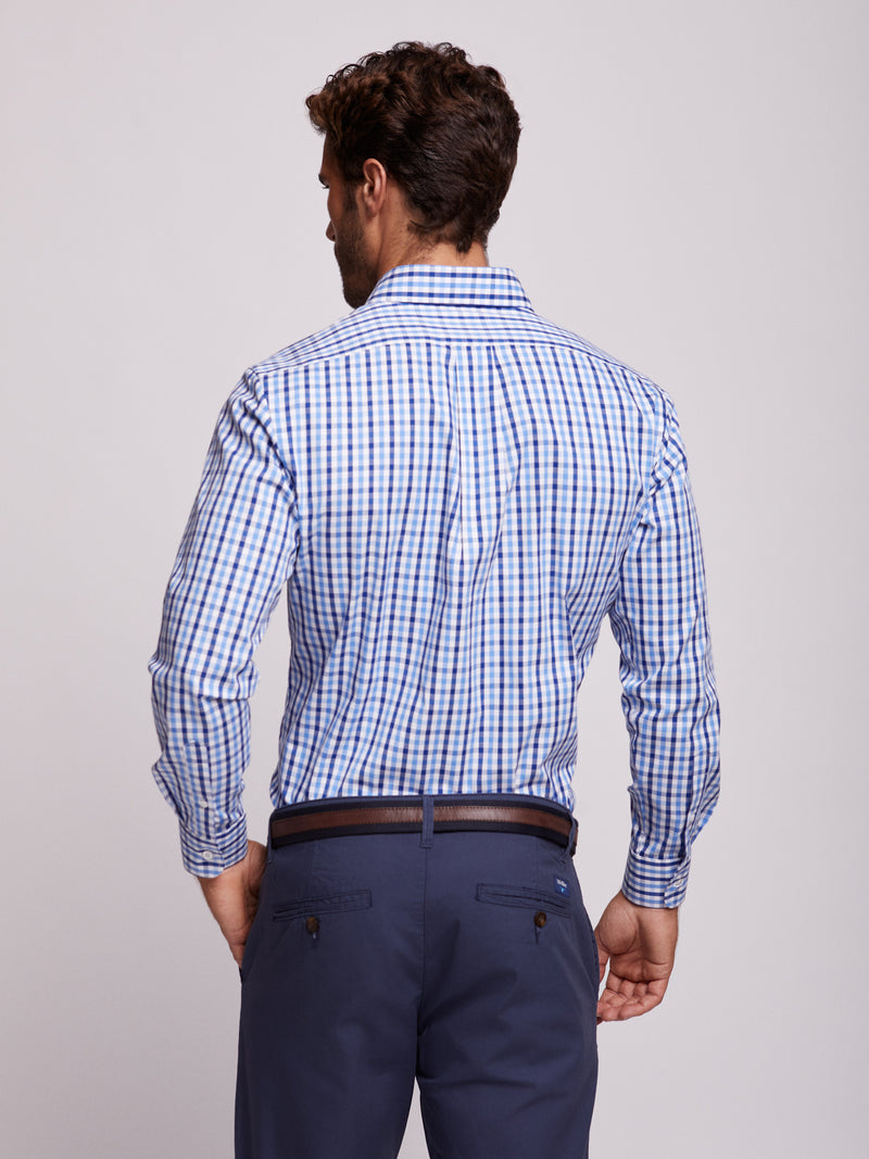 Regular Fit Blue Shirt