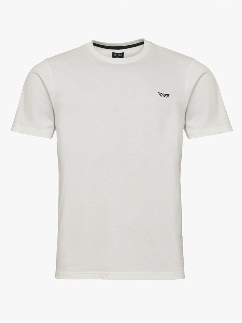100% white cotton t-shirt
