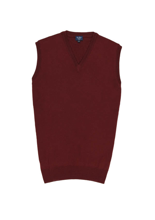 Red Wool Vest