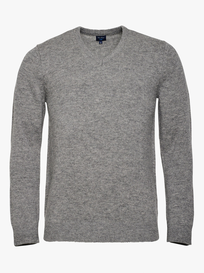 Pullover Thick Wool Grey