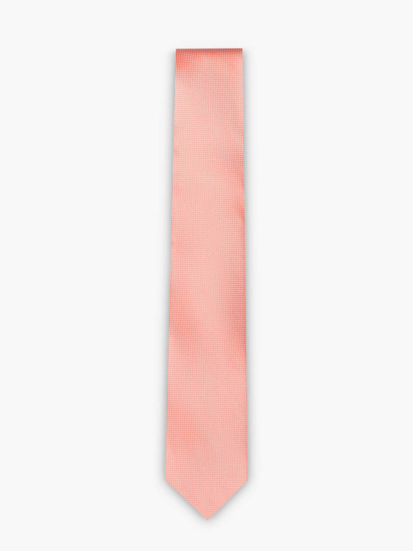 Corbata cuadrada pequeña rosa claro