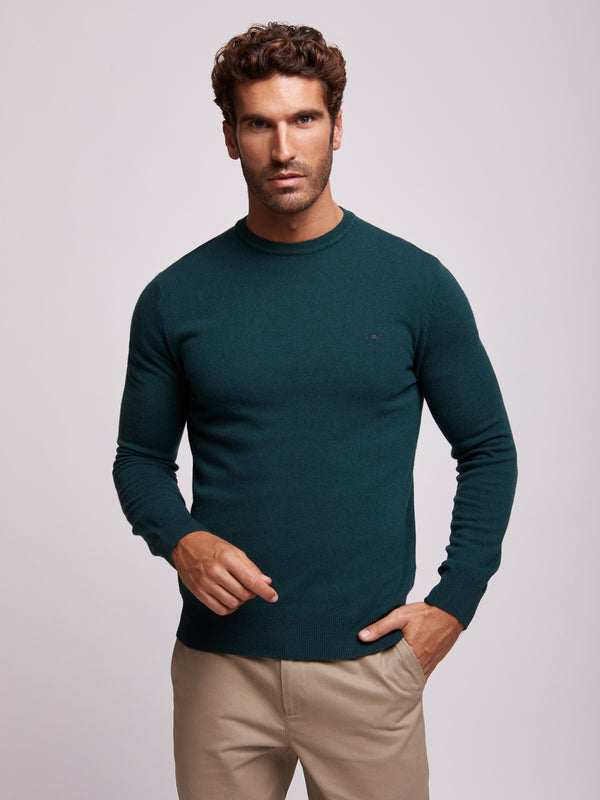 Regular Fit Pullover Green